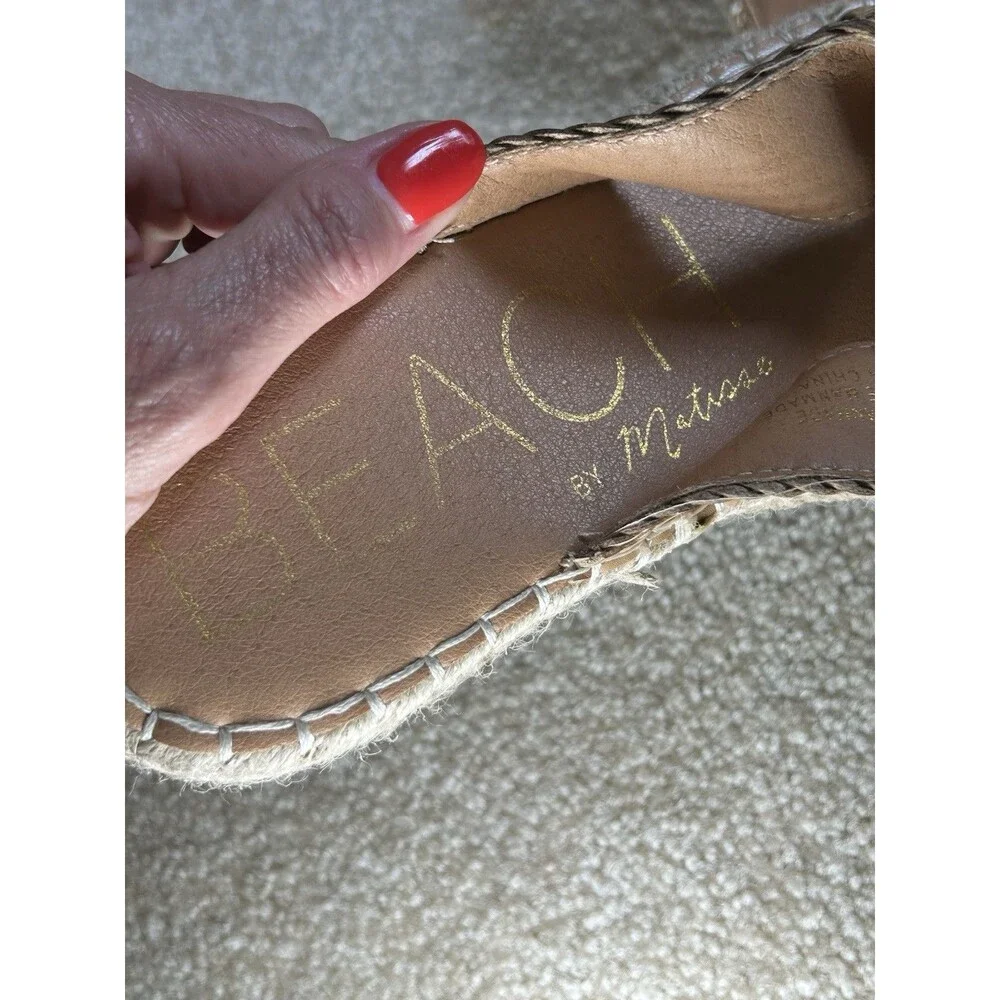 Beach by Matisse Hightide Sandal Size 8 Women’s Flat Espadrille